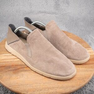 UGG Knox 1016744 Mens Taupe Suede Slip On Loafer Size 11.5 Round Toe